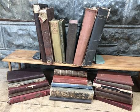 1842-1937 Book Lot, Castles Drama Devotion History Literature Poetry Textbook C