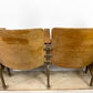 6 Vintage Wood Folding Theater Seats, Auditorium Seats, Entryway Bench, E3