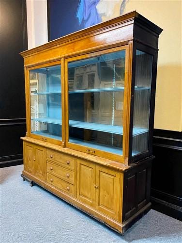 Home & Living > Furniture > Office Furniture - 8' Retail Store Display Cabinet, Vintage Apothecary, Backbar, Display Case,...