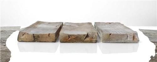 3 Plinth Blocks, Door Trim Molding, Architectural Salvage Antique Wood Trim C16