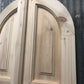 Arched French Double Doors (21x80.5) Panel Doors, European Styled Doors M9