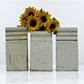 3 Plinth Blocks, Door Trim Molding, Architectural Salvage Antique Wood Trim C16