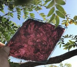 Craft Supplies & Tools > Raw Materials > Glass - Lot Painted Glass Diamond Panes, Reclaimed Church Window Red Glass Pieces...