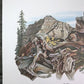 Art & Collectibles > Prints > Lithographs - Richard Timm, Pine Marten, Signed Print, 28x22 Wade Collection, Plate 39 by Th...