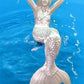 Home & Living > Outdoor & Gardening > Garden Decoration > Outdoor Statues - Mermaid Statue, Bench Sitter, Large Aluminum,...