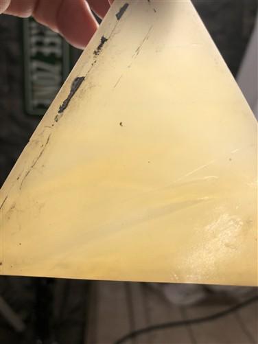 Craft Supplies & Tools > Raw Materials > Glass - Stained Slag Glass Triangle Panes, Reclaimed Church Window Art Glass Piec...