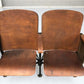 Home & Living > Furniture - 4 Vintage Wood Folding Theater Seats, Auditorium Seats, Entryway Bench, E8 by The Old Grainery