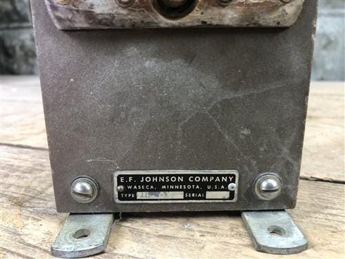 E. F. Johnson 226-2-3 Variable High Power Roller Inductor Antenna Tuner W/ Dial
