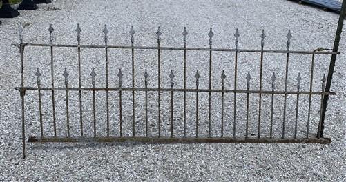Wrought Iron Vintage Fence Panel (97.5x37.5) Architectural Salvage, Garden A18