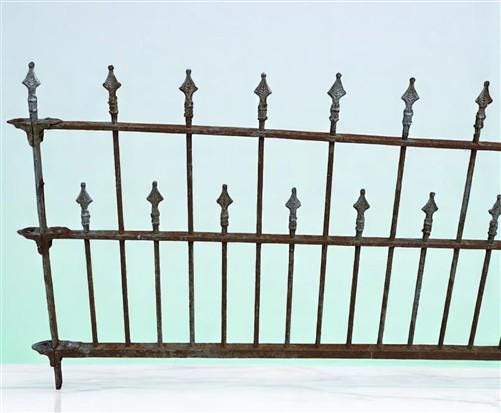 Wrought Iron Vintage Fence Panel (97x40.5) Architectural Salvage, Garden Art A20