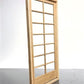 Antique French Single Door (37x86.5) Glass Pane Door with Jamb, Encased Door T35