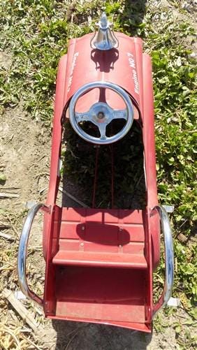 Pacific Cycle Instep Fire & Rescue Engine No 7, Toy Pedal Fire Truck, – The Old Grainery