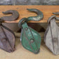 Lot Pulleys Industrial Age Metal Steampunk Factory Flywheel Machine Decor u