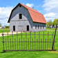 Wrought Iron Vintage Fence Panel (97x40) Architectural Salvage, Garden Art A25