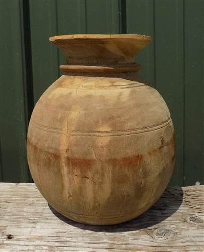 Home & Living > Home Decor > Home Accents > Vases - Water Jug, Wood Pot, Wood Vase, Rustic Planter, Modern Farmhouse, Euro...