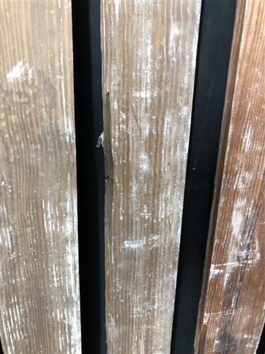 Craft Supplies & Tools > Raw Materials > Wood > Boards & Planks - 8 Reclaimed Wainscoting Bead Board Pieces, Architectural...