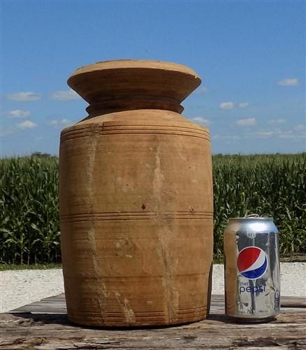 Water Jug, Wood Pot, Wood Vase, Rustic Planter, Modern Farmhouse, European R