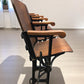 Home & Living > Furniture - 5 Vintage Wood Folding Theater Seats, Auditorium Seats, Entryway Bench, E16 by The Old Grainery