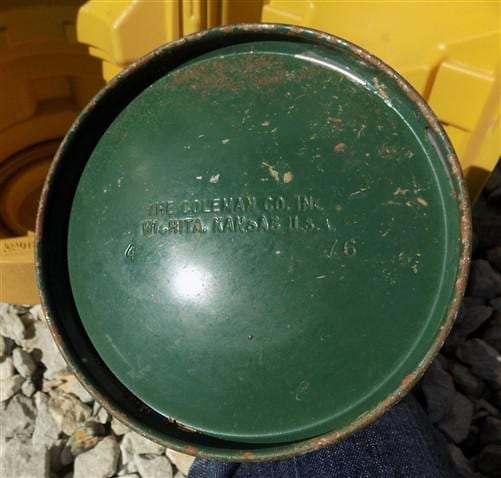 Toys & Games > Sports & Outdoor Recreation > Camping - 1976 Coleman Lantern Big Hat Model 228J, & Clamshell Carry Case, Vi...