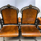 5 Wood Iron Folding Theater Seats, Auditorium Seats, Entryway Bench, D21