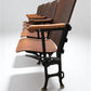 Home & Living > Furniture - 5 Vintage Wood Folding Theater Seats, Auditorium Seats, Entryway Bench, E14 by The Old Grainery