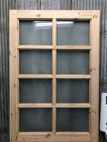 Home & Living > Home Improvement > Doors & Locks > Doors - French Single Door (36x80.75) 8 Pane Frosted Glass Door Europea...