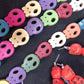 Craft Supplies & Tools > Beads, Gems & Cabochons > Beads - 3D Skull Beads Multi Colors, Gothic Halloween Jewelry Making Cr...