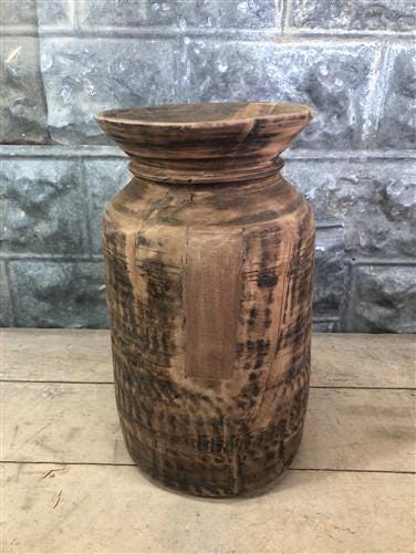 Home & Living > Home Decor > Home Accents > Vases - Wood Pot, Round Water Jug, Planter Urn, Flower Frog Display, Farmhouse...