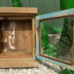 Home & Living > Bathroom > Medicine Cabinets - Medicine Cabinet, Vintage Wood Display Case, Wall Mount Cupboard, Shadow Bo...