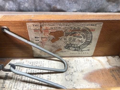 1940 NCR National Cash Register Cash Money Drawer Coin Dollar Parts Repair R