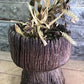 Home & Living > Home Decor > Home Accents - Rustic Wood Planter, Wood Stump, Round Wooden Flower Pot, Natural Wood Decor,...