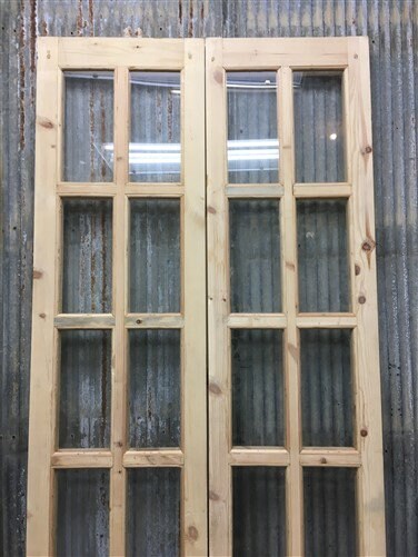 Home & Living > Home Improvement > Doors & Locks > Doors - French Double Door (36x96) 8 Pane Glass European Styled Door EM...