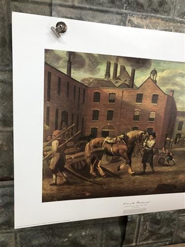 Home & Living > Home Decor > Wall Decor > Wall Hangings - George Garrard, A View of the Brewhouse Yard, 30.75x23.5 Print,...