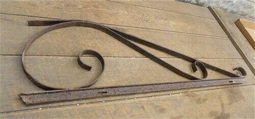 Brackets - Metal Sign Bracket, Vintage Hanger for 2 Sided Porcelain Sign, Gas Oil Soda c, by The Old Grainery (2 sided sig...