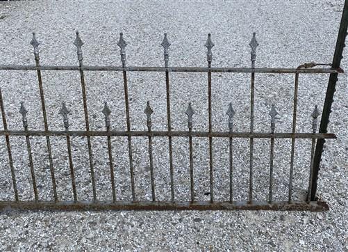 Wrought Iron Vintage Fence Panel (97.5x37.5) Architectural Salvage, Garden A18