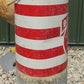 Big H Equipment Chicken Feeder, Vintage Galvanized Tin Chicken Feed Dispenser B