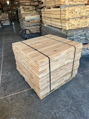 Home & Living > Home Improvement > Flooring - New Oak Wood, Smooth Top Oak Flooring, Hardwood Floor Tongue Groove by The O...