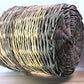 Home & Living > Home Decor > Home Accents - Round Wicker Basket, Vintage German Woven Rattan Basket, Storage Organizer N b...