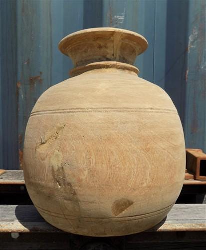 Home & Living > Home Decor > Home Accents - Water Jug, Wood Pot, Wood Vase, Rustic Planter, Modern Farmhouse, European B b...