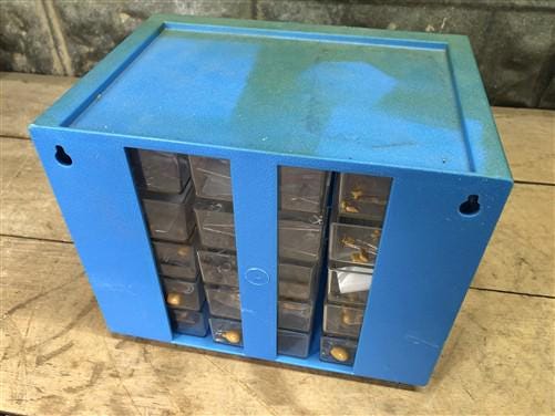 Electronics & Accessories > Parts & Electrical - Mallory Capacitory Lot, TDC, 10% WVDC, 15 Drawer Cabinet, Ham Radio by Th...