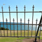 Home & Living > Outdoor & Gardening > Garden Decoration > Yard Art - Wrought Iron Vintage Fence Panel (95x40.5) Architectu...