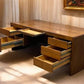 Home & Living > Furniture > Office Furniture > Desks - Veripanel Wood Desk, Executive Desk, Vintage Oversize Desk, Double...