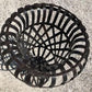 Home & Living > Outdoor & Gardening > Plant Stands - 34" Metal Strap Urn Planter Flower Pot, Decorative Garden Patio Yard...