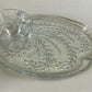 Home & Living > Kitchen & Dining > Dining & Serving - 1950s Homestead Retro Snack Set, 4 Plates 4 Cups Federal Glass, Orig...