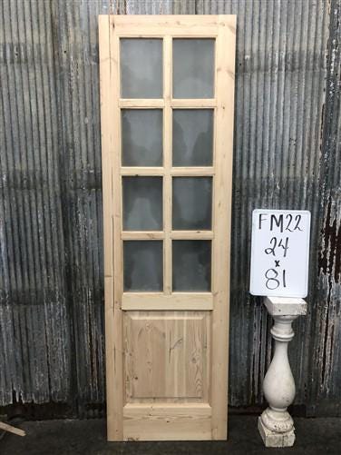 Home & Living > Home Improvement > Doors & Locks > Doors - French Single Door (24x80.5) 8 Pane Frosted Glass Door European...