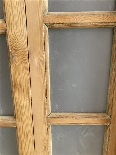 Antique French Double Doors (71x88) Frosted Glass European SideLite Jamb C6