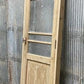Antique French Single Door(25x83.5) Glass Pane Door with Jamb, Encased Door T22