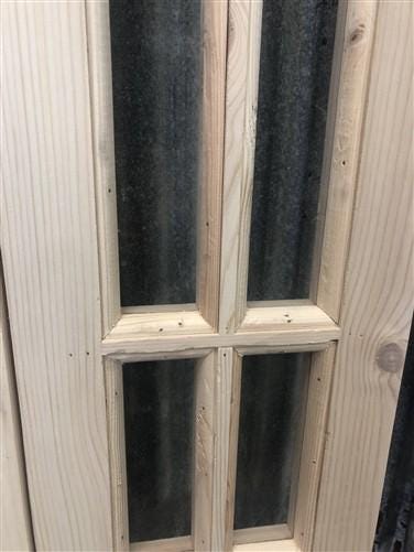 French Double Door (21x80.5) 6 Pane Glass Door European Styled EM51