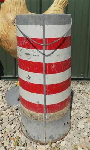 Big H Equipment Chicken Feeder, Vintage Galvanized Tin Chicken Feed Dispenser B