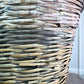 Home & Living > Home Decor > Decorative Storage > Decorative Baskets - Round Wicker Basket, Vintage German Woven Rattan Ba...